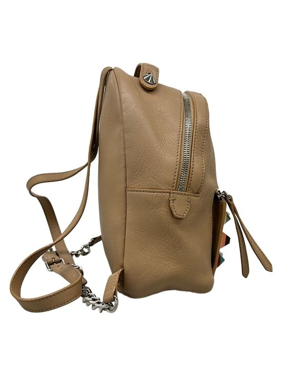 Fendi Backpack Beige Multi Mini Bag Studs Leather main image 6